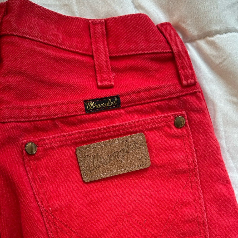 Vintage Red Wrangler Jeans